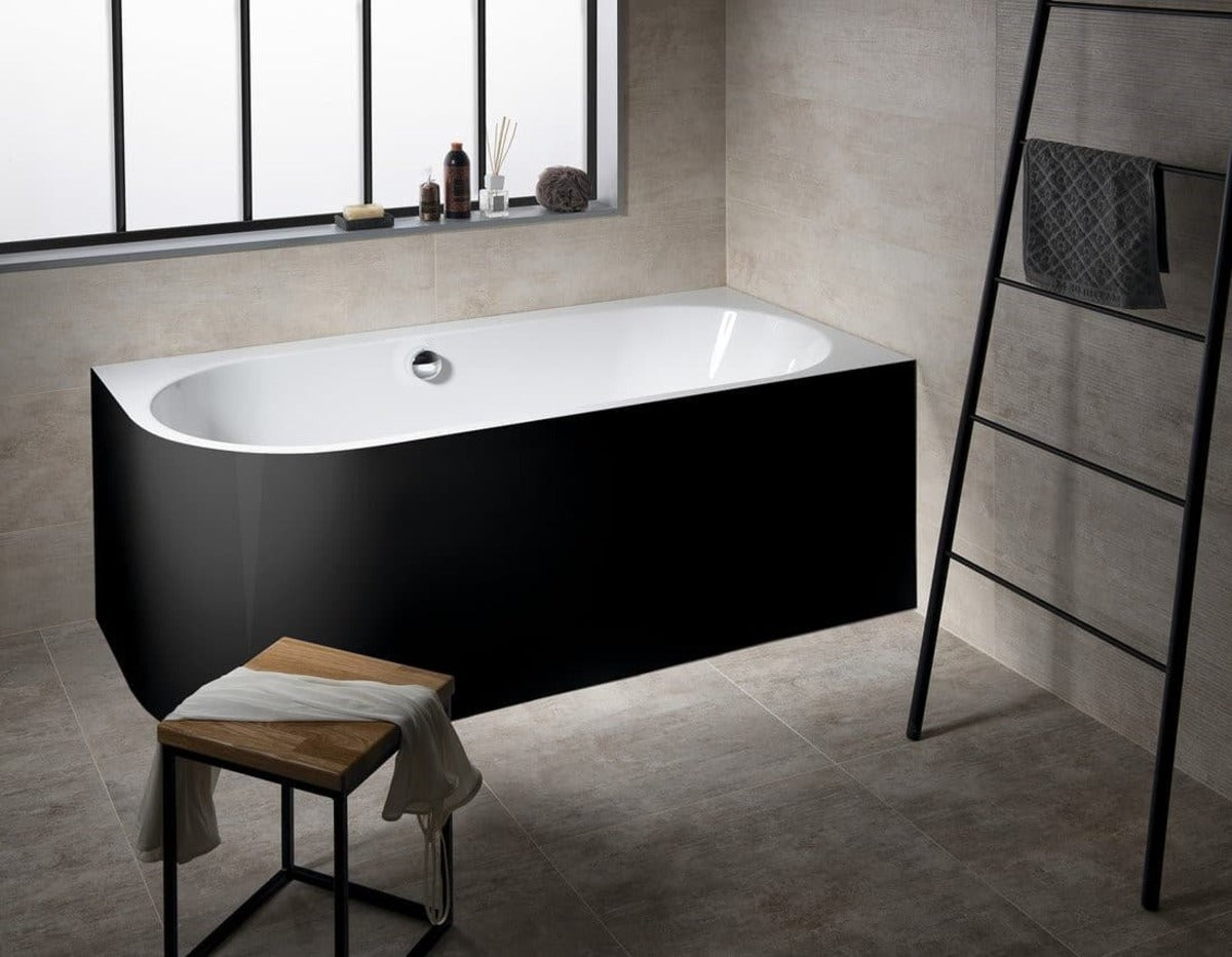 ASTRA MONOLITH 160×75×60 cm – Left & Right Asymmetric Bathtub – Manufactured by Polysan