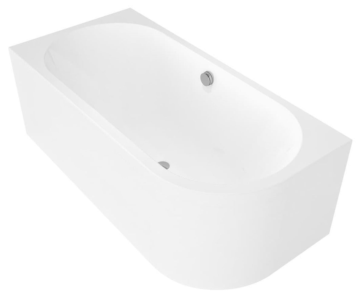 ASTRA MONOLITH 160×75×60 cm – Left & Right Asymmetric Bathtub – Manufactured by Polysan