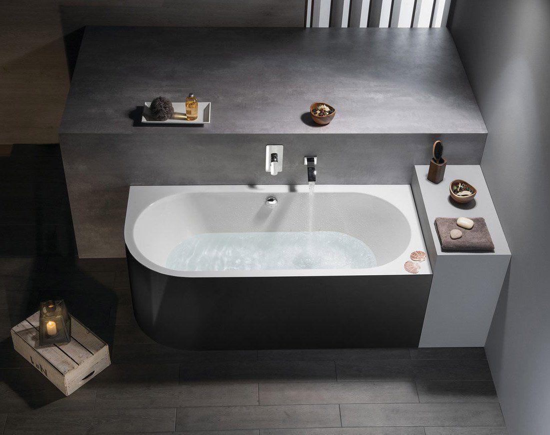 VIVA R MONOLITH 170×75×60 cm Asymmetric Bathtub – Manufactured by Polysan