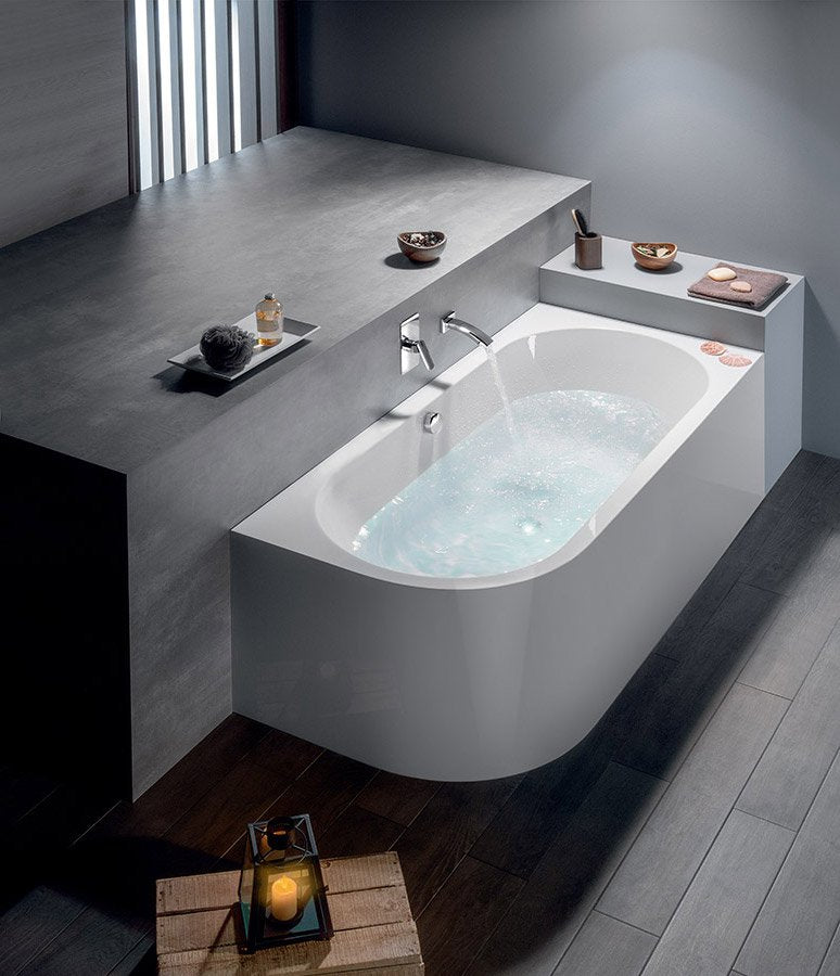 VIVA R MONOLITH 170×75×60 cm Asymmetric Bathtub – Manufactured by Polysan