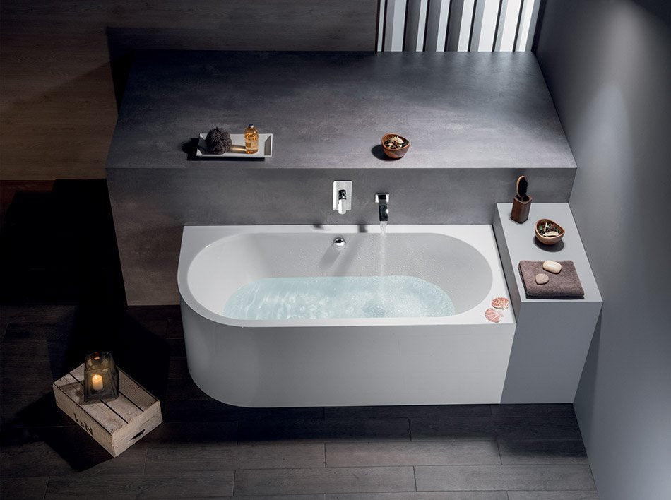 VIVA R MONOLITH 170×75×60 cm Asymmetric Bathtub – Manufactured by Polysan