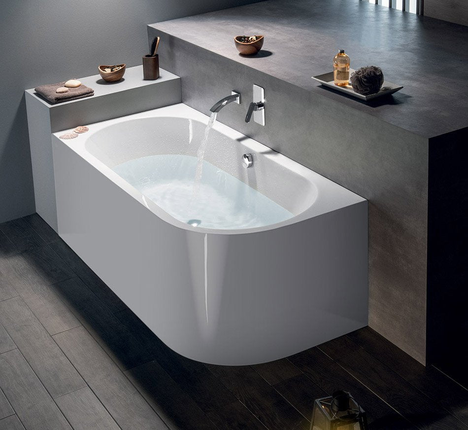 VIVA L MONOLITH 170×75×60 cm Asymmetric Bathtub – Manufactured by Polysan