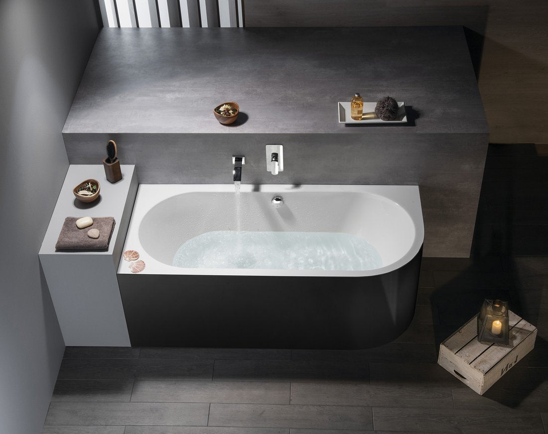 VIVA L MONOLITH 170×75×60 cm Asymmetric Bathtub – Manufactured by Polysan